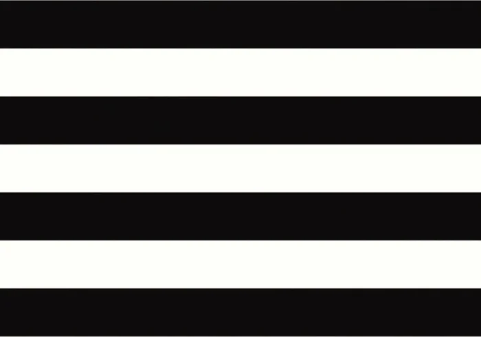 Black and White 2, Modern Crazy Stripes Circles Cream, Black Wallpaper Sample - Image 1