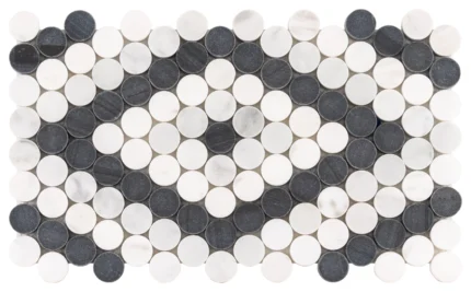 Black n White Diamonde Mosaic, Sample