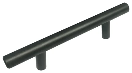 Black Stainless Steel Solid Bar Pull, 3"-76mm