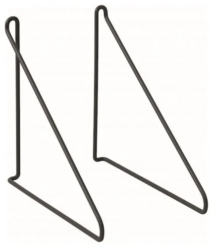 Blomus Panola Brackets For Shelf Black Brackets Only