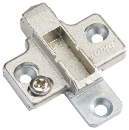 Blum 3mm Die Cast Frameless Clip Two-Piece Mounting Plate, 10