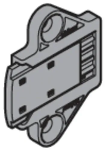 Blum 993.1220 TANDEM Distance Screw On Bumper for Face Frame or - Grey