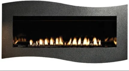 Boulevard Contemporary Linear VF IP Fireplace w/SS Liner and Logs, NG