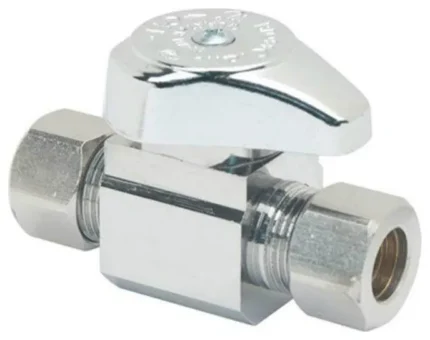 Brass Craft G2CR11X-CD Straight Valve, Chrome