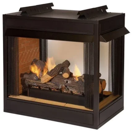Breckenridge VF Peninsula FF Firebox, 24" RC Logset & SGV Burner, LP