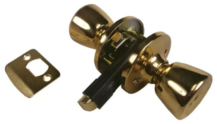 Bright Brass Privacy Lock - Image 1