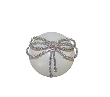 Brilliant Bow Knob, 1.75", Raspberry