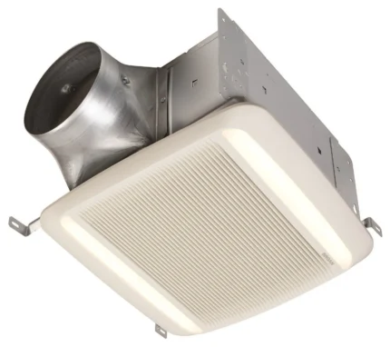 Broan QTXE110150DCL QTDC Series 150 CFM 0.7 Sone Ceiling Mounted - White