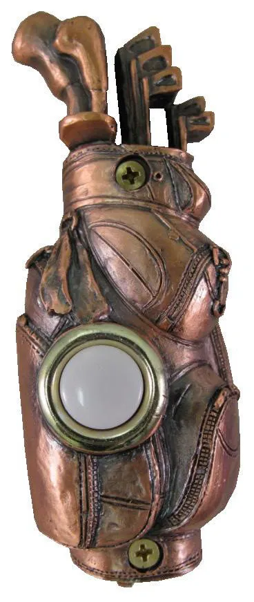 Bronze Plated Golf Doorbell
