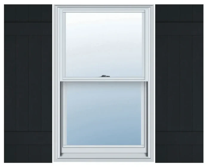 Builders Edge, Custom, Four Board Joined, BnB Shutters, Black - Image 1