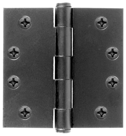 Butt Hinge, Smooth, 4"x4"