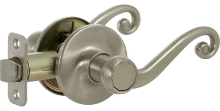 Callan 502T-LE Lexington Privacy Door Lever Set - Satin Nickel