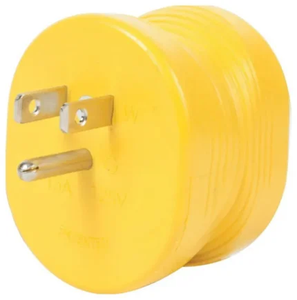 Camco 55223 RV Electric Adapter, 15A Male To 30A Female