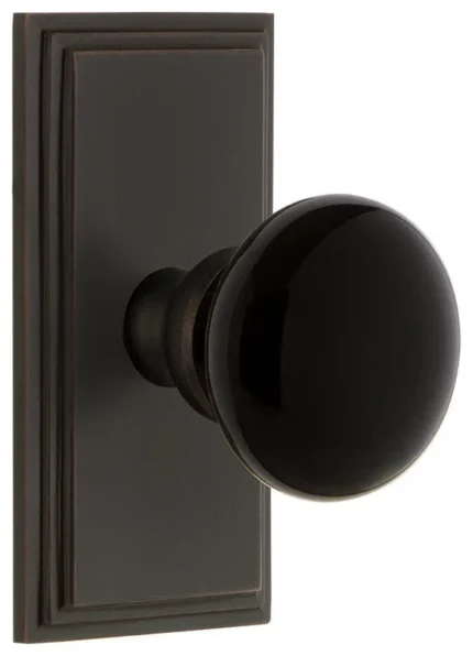 Carre' Rosette Privacy Coventry Knob, Timeless Bronze, 852926