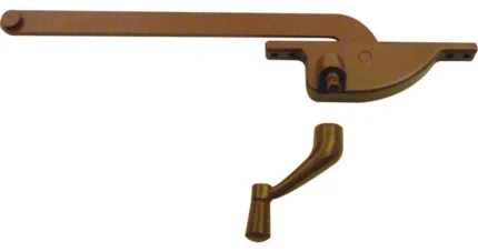 Casement Window Operator, Right Hand, Teardrop Body, Bronze, 9" Arm.