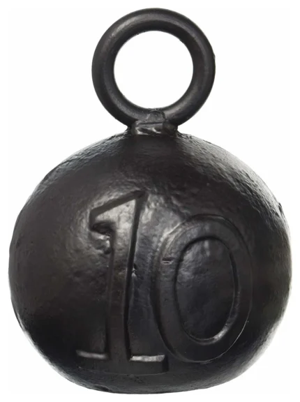 Cast Iron 10" Doorstop, Black