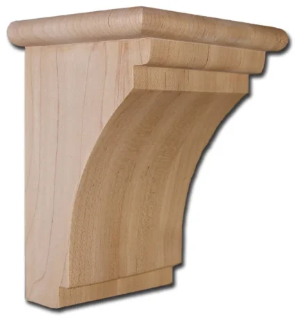Castlewood Shaker Corbel - H 6" | W 4-1/2" | D 4", Birch