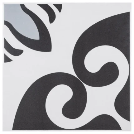 Casula Ceramic Floor and Wall Tile, White, Sample