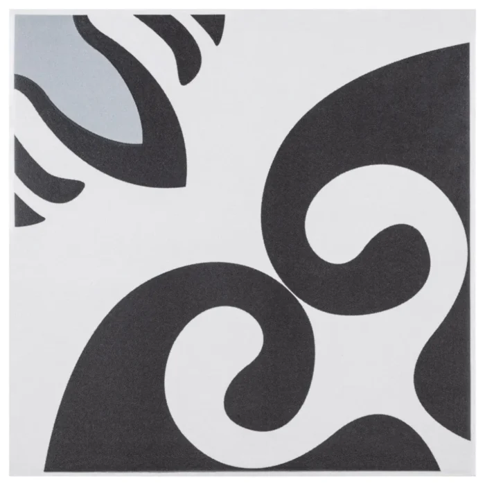 Casula Ceramic Floor and Wall Tile, White, Sample - Image 1