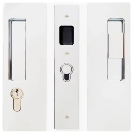 Cavilock CL400C-KE-38-RH Magnetic Keyed Entry Pocket Door Lock, Chrome