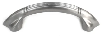 Celeste Cocoon Cabinet Handle Brushed Nickel Solid Zinc 3"
