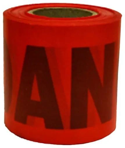 CH Hanson 16103 Danger Tape, Red, 300'