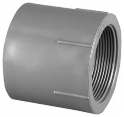 Charlotte Pipe® PVC-08101-1800HA Schedule 80 Female Pipe Thread Adapter, 1-1/2"