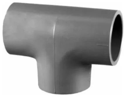 Charlotte Pipe® PVC-08400-1400HA Schedule 80 PVC Tee, 1", Slip x Slip x Slip