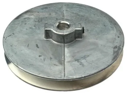 Chicago Die Casting 500A5 Single V-Groove Die Cast Pulley, 1/2" x 5"