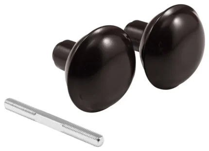 Classic Bronze Plated Spindle Knob Set