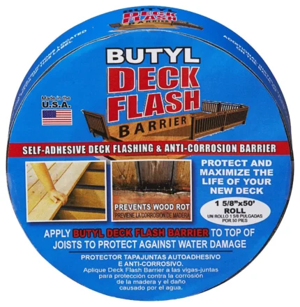 Cofair BDFB1550 Butyl Deck Flash Barrier, Black