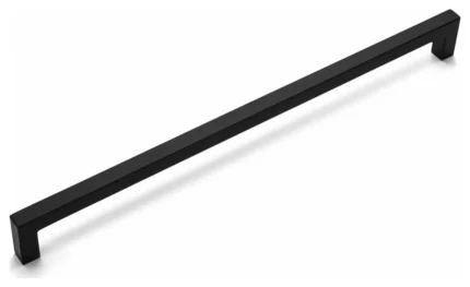 Cosmas 14777-224FB Flat Black Modern Contemporary Cabinet Pull
