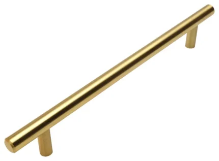 Cosmas 305-192BB Brushed Brass 7-1/2” CTC (192mm) Euro Bar Pull [5-PACK]