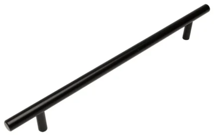 Cosmas 404-224FB Flat Black Slim Line Euro Style Cabinet Pull