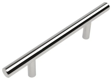Cosmas 404-96CH Polished Chrome Slim Line Euro Style Bar Pull