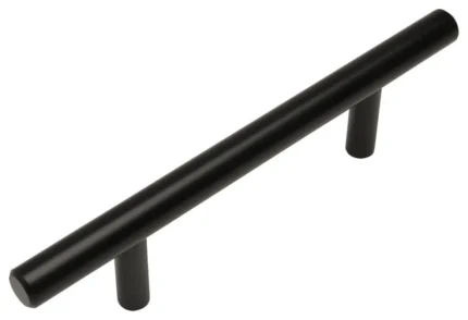 Cosmas 404-96FB Flat Black Slim Line Euro Style Cabinet Pull