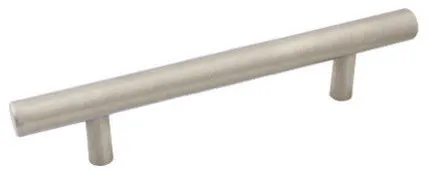 Cosmas 425-96-H-SS Stainless Steel Cabinet Euro Style Bar Pull, Set of 5