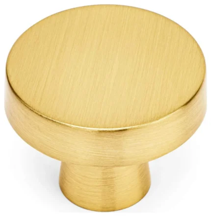 Cosmas 5234BB Brushed Brass Round Contemporary Cabinet Knob