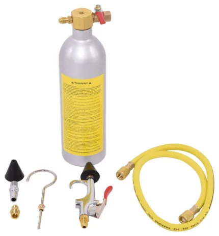 Costway AC Air Conditioner System Flush Canister Gun Kit R134 R12 R22 R410 R404