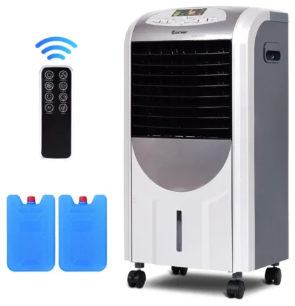 Costway Portable Air Cooler Fan & Heater Humidifier with Filter Remote Control