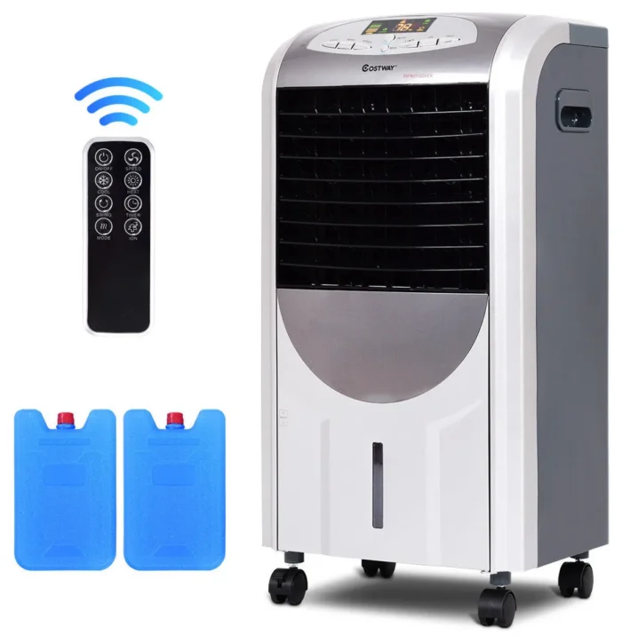 Costway Portable Air Cooler Fan & Heater Humidifier with Filter Remote Control - Image 1