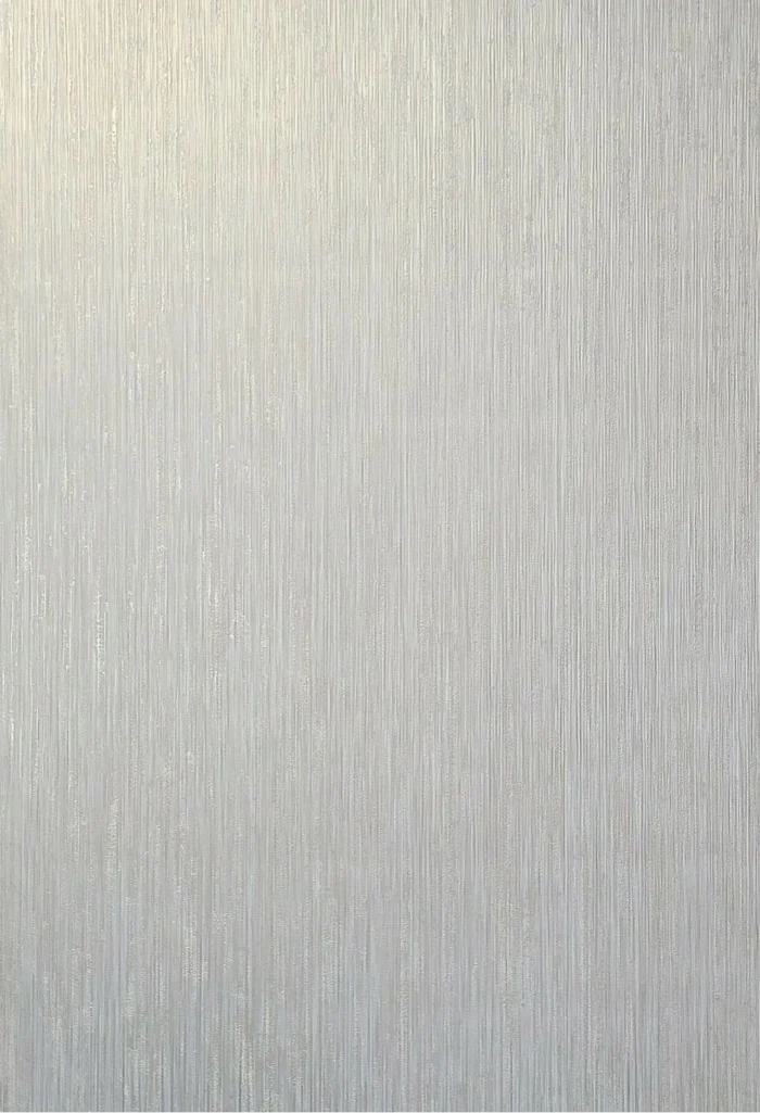 Cream gold metallic stria lines faux fabric plain 3D wallpaper, 8.5'' X 11'' Sam - Image 1