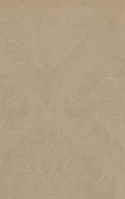 Damask, Traditional  Prepasted Color Beige Wallpaper Sample