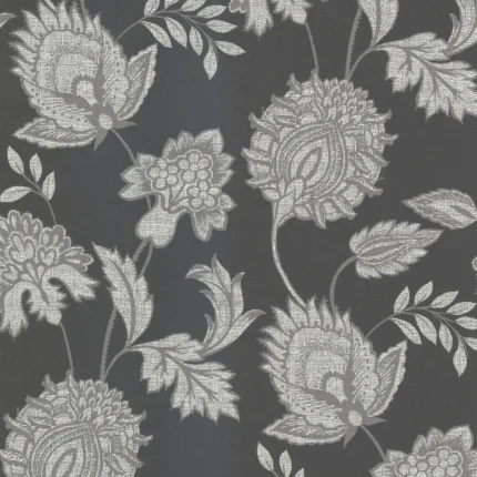 Danfi Black Jacobean Wallpaper Bolt
