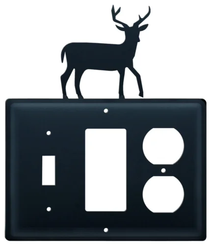Deer Single Switch, GFI and Outlet Cover