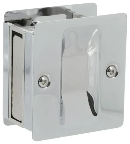 Delaney 501-POCKET Passage Pocket Door Pull, Chrome