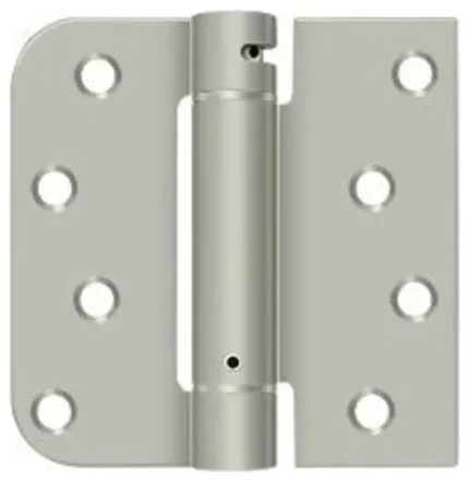 Deltana DSH4SR5-LH 4" x 4" Ball Bearing 5/8" Radius Corner - Satin Nickel