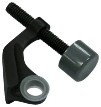 Deltana HPH89 Hinge Mounted Pin Stop for Brass Hinges - Black
