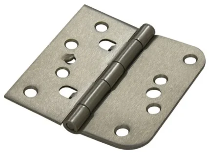 Deltana S44058TT-RH 4" x 4" 5/8" Radius Corner Plain Bearing - Antique Nickel