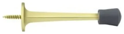Deltana ZBDS30 3" Zinc Die-Cast Baseboard Door Bumper / Door Stop - Polished